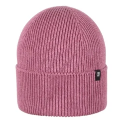 Strickmütze mit Merinowolle/Seide dusty-pink 47/49