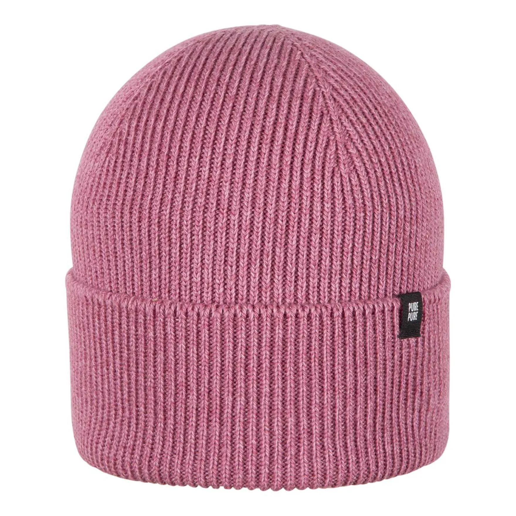 Strickmütze mit Merinowolle/Seide dusty-pink 47/49