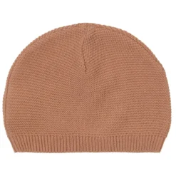 Strick-Mütze orangebraun 3M-6M