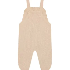 Strick-Playsuit hellbeige 56