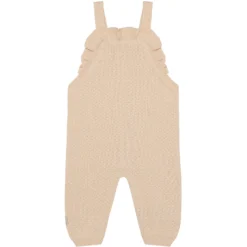 Strick-Playsuit hellbeige 56