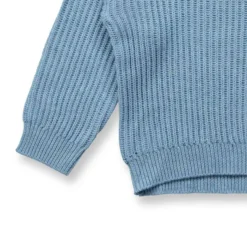 Strickpullover aquamarinblau 92