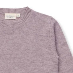 Strickpullover "Merinowolle" mauve 122