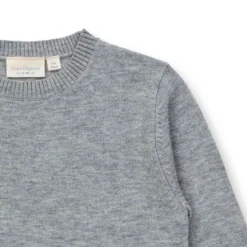 Strickpullover "Merinowolle" grey 128