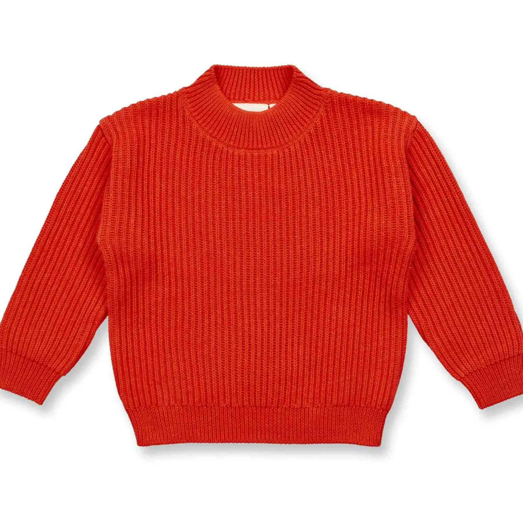Strick-Pullover orangerot 110