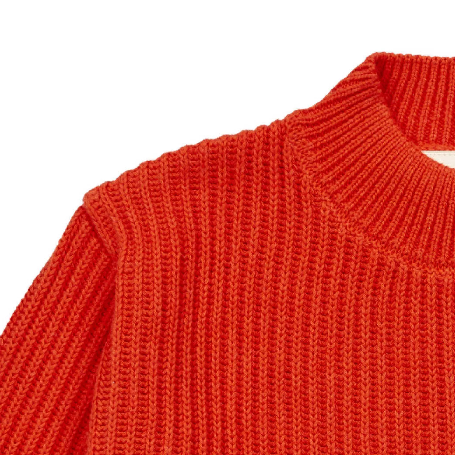 Strick-Pullover orangerot 110