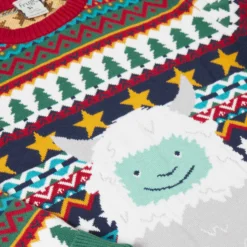 Strickpullover "Yeti" bunt 110