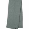 Strickschal mit Wolle/Seide salbei