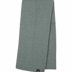 Strickschal mit Wolle/Seide salbei