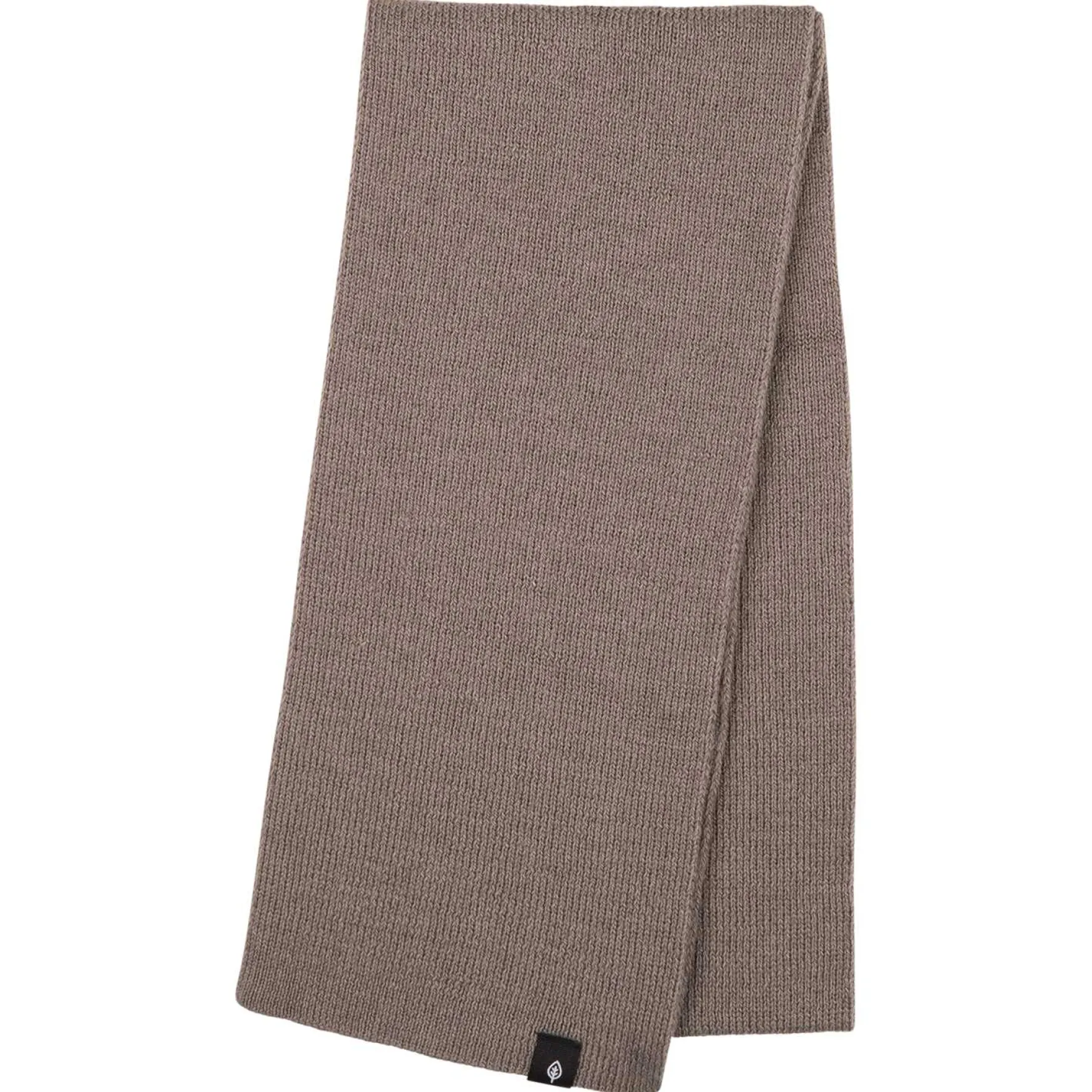 Strickschal mit Wolle/Seide stein-grau