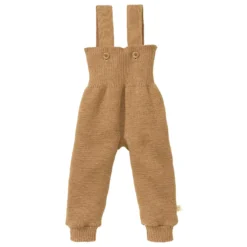 Strick-Trägerhose Merinowolle karamell 62/68
