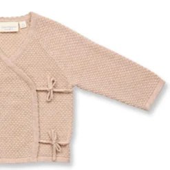 Strick-Wickeljacke mit Wabenstruktur haselnuss 62/68
