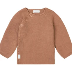 Strick-Wickeljacke orangebraun 62