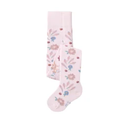Strumpfhose "Blumen" rosa 62/68