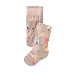 Strumpfhose "Katze" taupe 62/68