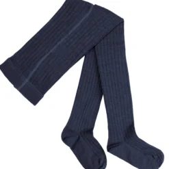 Strumpfhose mit Merinowolle marine 68