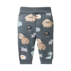 Sweat-Bundhose "Fellfreunde" schieferblau 86/92