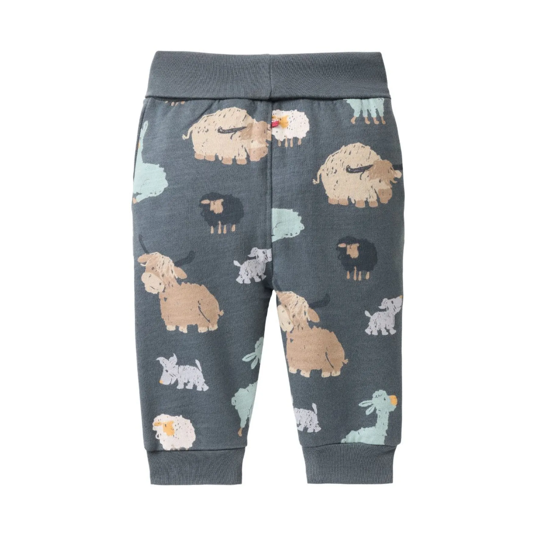Sweat-Bundhose "Fellfreunde" schieferblau 86/92
