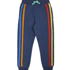 Sweat-Hose mit bunten Streifen dunkelblau 110