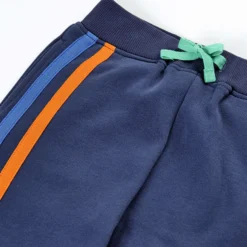 Sweat-Hose mit bunten Streifen dunkelblau 110