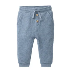 Sweat-Hose "Struktur" rauchblau melange 98