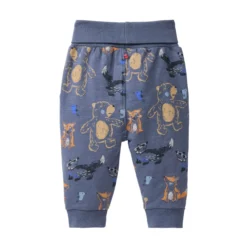 Sweat-Hose "Waldtiere" indigoblau 62/68