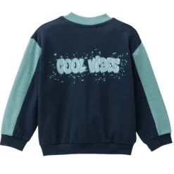 Sweatjacke "Cool Vibes" dunkelblau 98/104