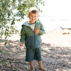 Sweat-Jacke sea green 110/116