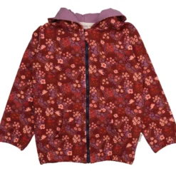 Sweat-Jacke "Secret Garden" bordeaux-mauve 110