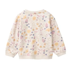 Sweat-Pullover "Blumengarten" puderrosa 122/128