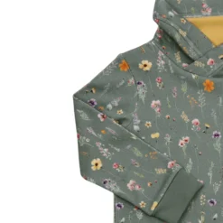 Sweat-Pullover "Blumen" sage 116