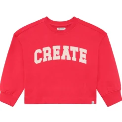 Sweat-Pullover "Create" rot 116