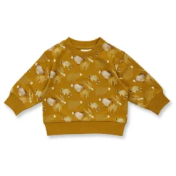 Sweat-Pullover "Elch" curry 80