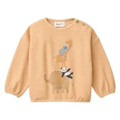 Sweat-Pullover "Freunde" honiggelb74/80