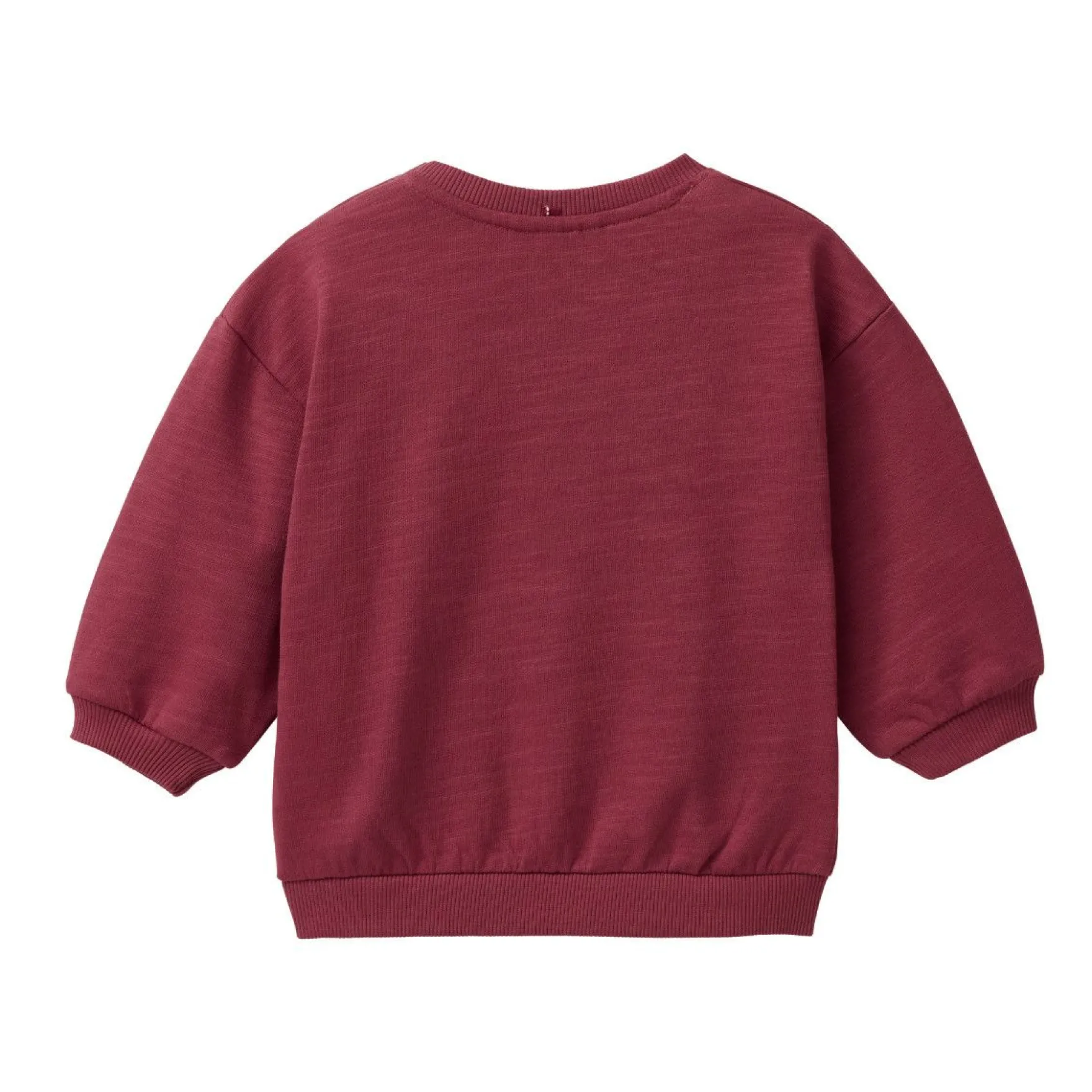 Sweat-Pullover "Katze" bordeaux 62/68