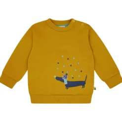Sweatshirt "Dackel" curry 110/116