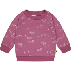 Sweatshirt "Dackel" grape 122/128