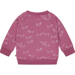Sweatshirt "Dackel" grape 122/128