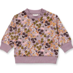 Sweatshirt "Flowers" mauve 80
