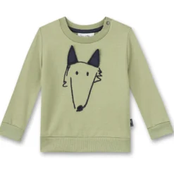 Sweatshirt "Fuchs" pastellgrün 62