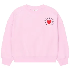 Sweatshirt "Herz" rosa 110/116