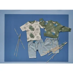 Sweatshirt "Leaves" olive 110