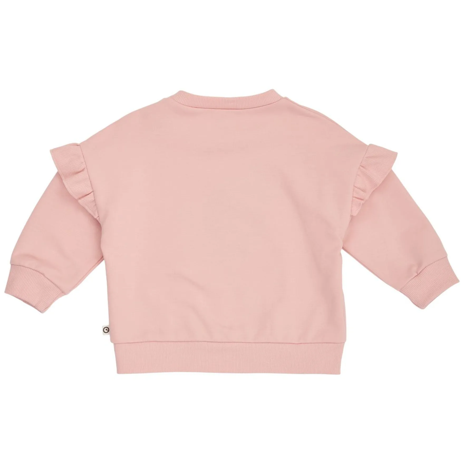 Sweatshirt mit Blumenstickerei und Rüschen baby blush 80