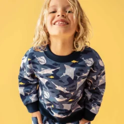Sweatshirt "Ocean" blau 104