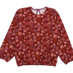 Sweatshirt "Secret Garden" bordeaux-mauve 98