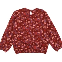 Sweatshirt "Secret Garden" bordeaux-mauve 98