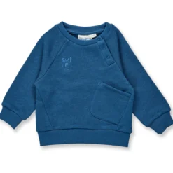 Sweatshirt "Smile" ozeanblau 92
