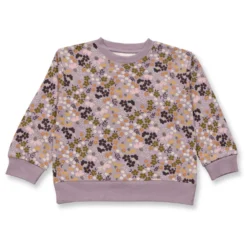 Sweatshirt "Streublumen" mauve-creme 122