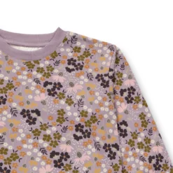 Sweatshirt "Streublumen" mauve-creme 122