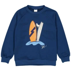 Sweatshirt "Surf " blau 104